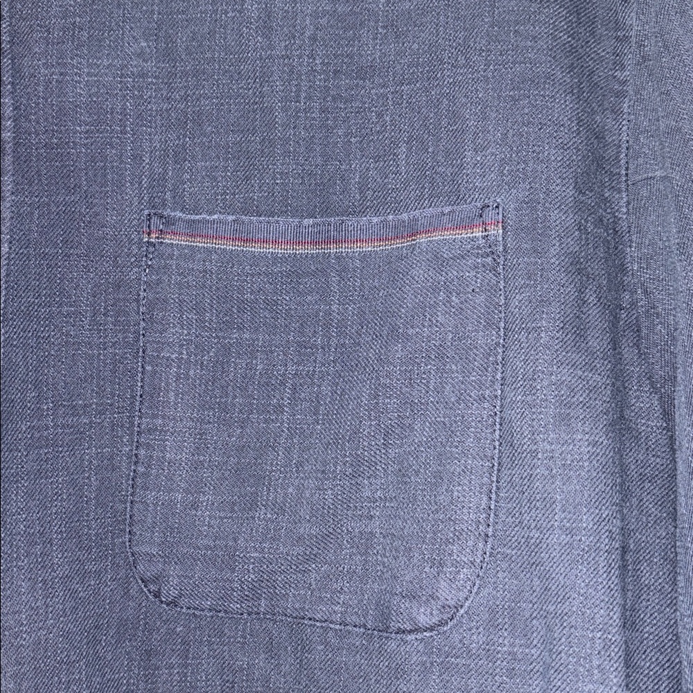 Marine Layer Men's Long-Sleeve Button-Up Shirt - Navy - Picture 4 of 7